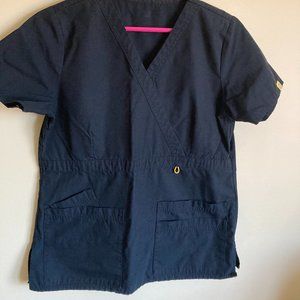 Womans Small Wonderwink Scrub Set- Black